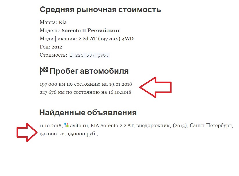 Осмотр Kia Sorento со смоткой пробега